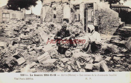 CPA AUVE - MARNE - RUINES GUERRE 1914-18 - Autres & Non Classés