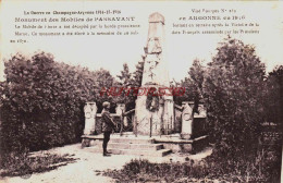 CPA ARGONNE - MARNE - MONUMENT DES MOBILES - Autres & Non Classés