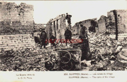 CPA SUIPPES - MARNE - RUINES GUERRE 1914-18 - Other & Unclassified