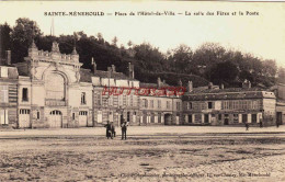 CPA SAINTE MENEHOULD - MARNE - PLACE DE L'HOTEL DE VILLE - Sainte-Menehould