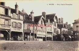 CPA REIMS - MARNE - PLACE SAINT THIMOTHEE - COMMERCES - Reims