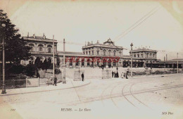 CPA REIMS - MARNE - LA GARE - Reims