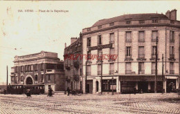 CPA REIMS - MARNE - PLACE DE LA REPUBLIQUE - Reims