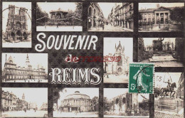 CPA REIMS - MARNE - SOUVENIRâ€¦ MULTIVUES - Reims