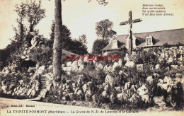 CPA LA TRINITE PORHOET - MORBIHAN - LA GROTTE DE N.D. DE LOURDES - Sonstige & Ohne Zuordnung