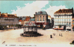 CPA LORIENT - MORBIHAN - PLACE ALSACE LORRAINE - Lorient
