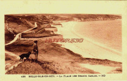 CPA BELLE ILE EN MER - MORBIHAN - LA PLAGE DES GRANDS SABLES - Belle Ile En Mer