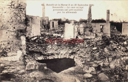 CPA SOMMEILLES - MEUSE - RUINES GUERRE 1914-18 - MAISONS BOMBARDEES - Altri & Non Classificati