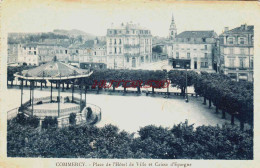 CPA COMMERCY - MEUSE - PLACE DE L'HOTEL DE VILLE ET CAISSE D'EPARGNE - Commercy