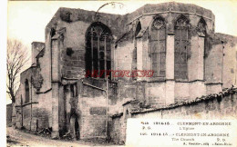 CPA CLERMONT EN ARGONNE - MEUSE - RUINES GUERRE 1914-18 - L'EGLISE - Clermont En Argonne
