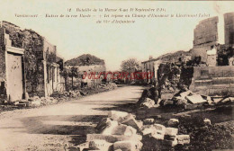 CPA VASSINCOURT - MEUSE - RUINES GUERRE 1914-18 - LA RUE HAUTE - Altri & Non Classificati