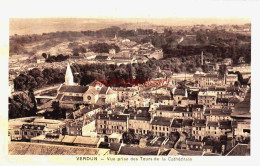 CPA VERDUN - MEUSE - VUE PRISE DES TOURS DE LA CATHEDRALE - Verdun