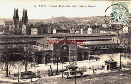 CPA NANCY - MEURTHE ET MOSELLE - LA GARE - TRAMWAY - Nancy