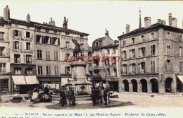 CPA NANCY - MEURTHE ET MOSELLE - STATUE EQUESTRE DE RENE II - Nancy