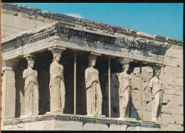°°° 31132 - GREECE - ATHENS - THE CARYATIDS - 1966 With Stamps °°° - Greece