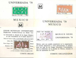 Mexico 1979 Universiada YT BF 21/24 ** - Mexico