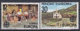 ANDORRA Spanish 138-139,unused - 1981