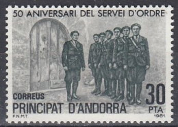 SPANISH ANDORRA 140,unused - Militaria