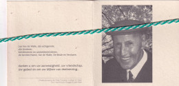 Georges Haeck-Van De Walle, Aalter 1915, Deinze 2006. Oud-strijder 40-45, Foto - Obituary Notices