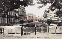 CPA MONTPELLIER - HERAULT - SQUARE DE LA GARE DE PALAVAS - Montpellier