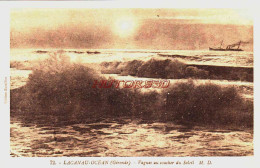 CPA LACANAU OCEAN - GIRONDE - COUCHER DE SOLEIL - Other & Unclassified