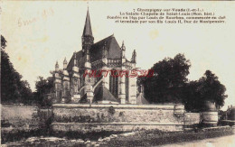 CPA CHAMPIGNY SUR VEUDE - INDRE ET LOIRE - LA SAINTE CHAPELLE DE ST LOUIS - Champigny-sur-Veude