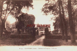 CPA CLAVIERES - INDRE - CHATEAU DE FOUGERES - Other & Unclassified