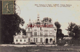 CPA LANGE - INDRE - CHATEAU MODERNE - Autres & Non Classés