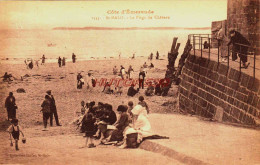 CPA SAINT MALO - ILLE ET VILAINE - LA PLAGE DU CHATEAU - Saint Malo