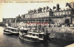 CPA SAINT MALO - ILLE ET VILAINE - EMBARCADERE DES VEDETTES - Saint Malo