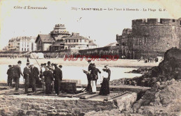 CPA SAINT MALO - ILLE ET VILAINE - LES PARCS A HOMARDS - Saint Malo