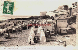 CPA SAINT MALO - ILLE ET VILAINE - LA GREVE DE BON SECOURS - Saint Malo