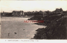 CPA SAINT LUNAIRE - ILLE ET VILAINE - VUE GENERALE DE LA PLAGE - Saint-Lunaire