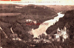 CPA SAINT PRIEST LA ROCHE - LOIRE - LE CHATEAU - Autres & Non Classés