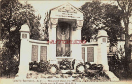 CPA LAMOTTE BEUVRON - LOIR ET CHER - MONUMENT AUX MORTS - Lamotte Beuvron