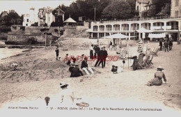 CPA PORNIC - LOIRE ATLANTIQUE - LA PLAGE DE NOEVIEILLARD - Pornic