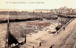 CPA LE CROISIC - LOIRE ATLANTIQUE - LE PORT A MARAIS BASSE - Le Croisic