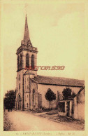 CPA SAINT JUSTIN - LANDES - L'EGLISE - Other & Unclassified