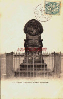 CPA VERETZ - INDRE ET LOIRE - MONUMENT DE PAUL LOUIS COURIER - Other & Unclassified
