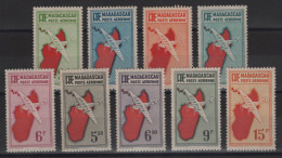 Madagascar - PA N°16 à 24 - ** Neufs Sans Charniere - Cote 8€ - Nuevos