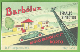 Porto - Barbólux - Diogo Barbot - Esmalte Sintético - Publicidade - Comercial - Portugal (Reprodução) - Porto