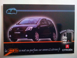 Carte Postale Citroën C2 , La C2 Se Met Au Parfum - Passenger Cars