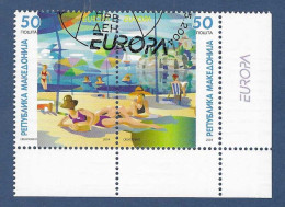 Makedonien  2004  Mi.Nr. 317 / 318 , EUROPA CEPT / Holiday / Ferien - Gestempelt / Fine Used / (o) - 2004