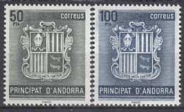 SPANISH ANDORRA 157-158,unused - Ohne Zuordnung
