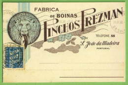 S. João Da Madeira - Cartão - Fábrica De Boinas Pinchos Prezman  - Publicidade - Comercial - Portugal - Publicités