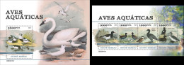 Guinea Bissau 2023, Animals, Water Birds, 4val In BF +BF - Albatrosse & Sturmvögel