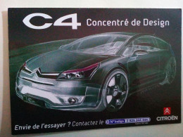 Carte Postale Citroēn C4 Concentré De Design - Turismo