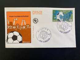 Enveloppe 1er Jour "Coupe Du Monde De Football - Argentine" 02/05/1978 - 1138 - MONACO - FDC