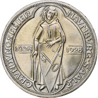 Allemagne, République De Weimar, 3 Mark, Naumburg, 1929, Berlin, Argent, SPL - 3 Marcos & 3 Reichsmark