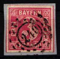 Bayern 9 Gestempelt OMr. 240 "Kempten" #NC204 - Oblitérés